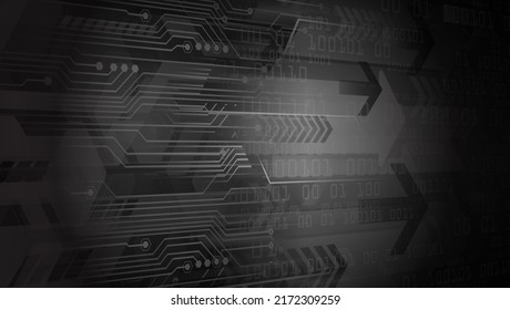 cyber circuit future technology concept background