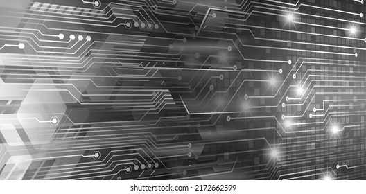 cyber circuit future technology concept background