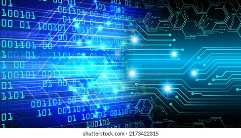 Cyberkreis-Technologie-Zukunftskonzept-Hintergrund