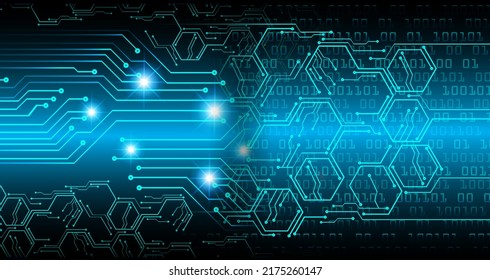 cyber circuit future technology concept background