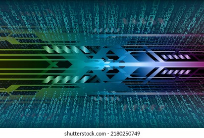 cyber circuit future technology concept background