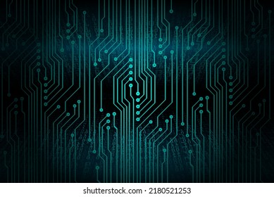 cyber circuit future technology concept background