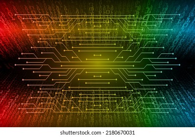 cyber circuit future technology concept background
