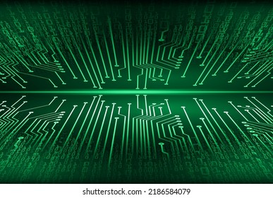 cyber circuit future technology concept background