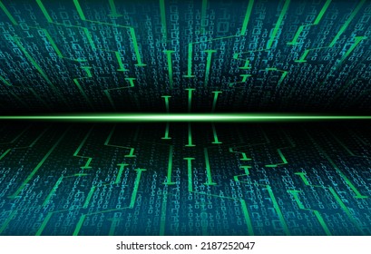 cyber circuit future technology concept background