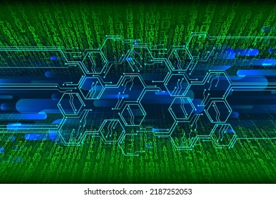 cyber circuit future technology concept background
