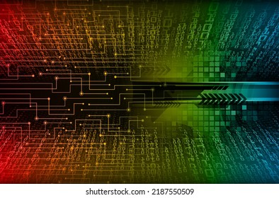 cyber circuit future technology concept background
