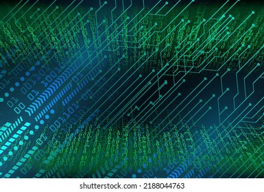 cyber circuit future technology concept background