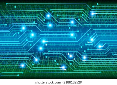 cyber circuit future technology concept background