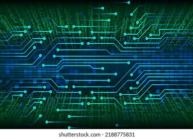 fondo de concepto de tecnología futura de circuito cibernético