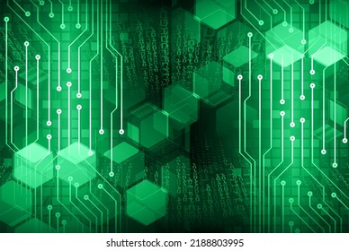 cyber circuit future technology concept background