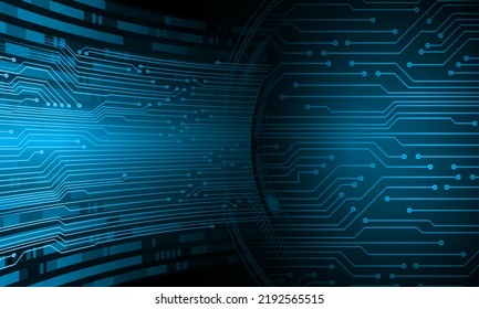 cyber circuit future technology concept background