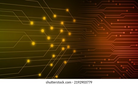 cyber circuit future technology concept background