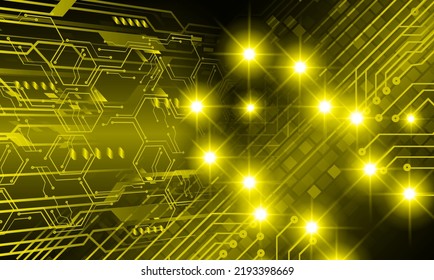 cyber circuit future technology concept background