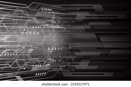 cyber circuit future technology concept background