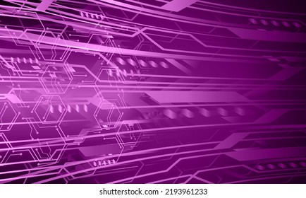 fondo de concepto de tecnología futura de circuito cibernético