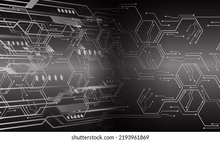 cyber circuit future technology concept background
