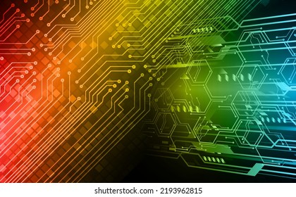 cyber circuit future technology concept background