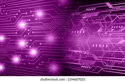 cyber circuit future technology concept background