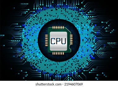 cyber circuit future technology concept background