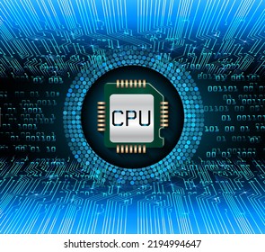 cyber circuit future technology concept background