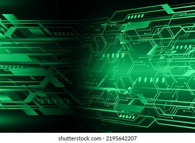 cyber circuit future technology concept background