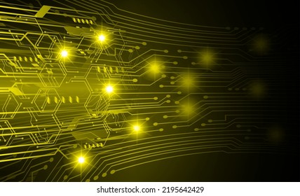 cyber circuit future technology concept background