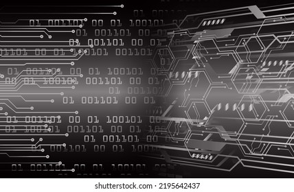 cyber circuit future technology concept background