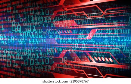 cyber circuit future technology concept background