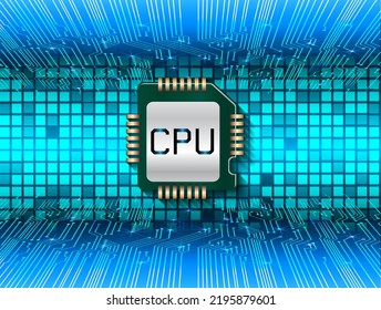 cyber circuit future technology concept background