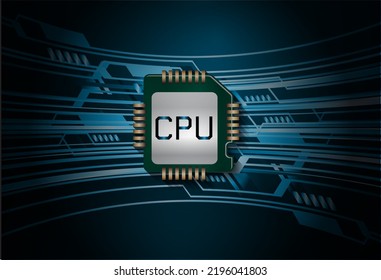cyber circuit future technology concept background