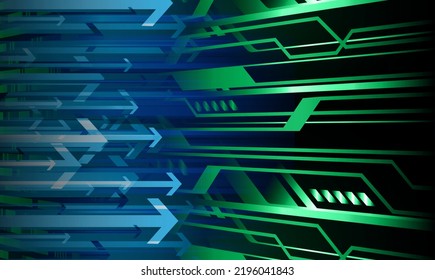 cyber circuit future technology concept background