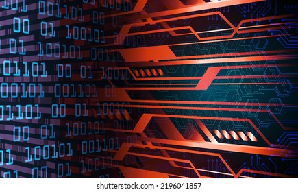 cyber circuit future technology concept background