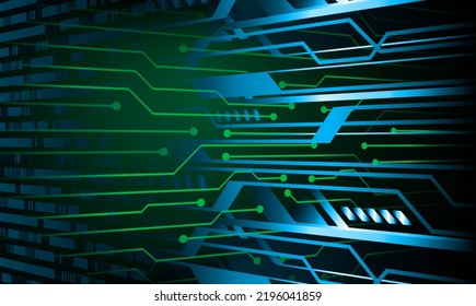 cyber circuit future technology concept background