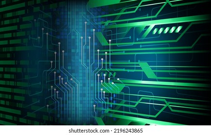 cyber circuit future technology concept background