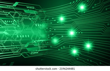 cyber circuit future technology concept background