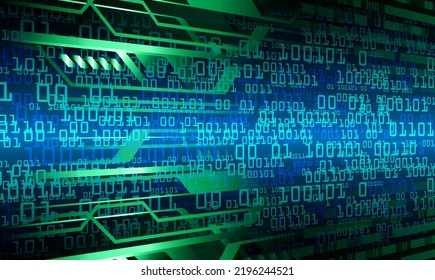 cyber circuit future technology concept background