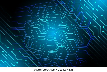cyber circuit future technology concept background