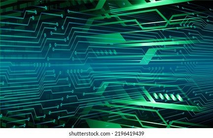 fondo de concepto de tecnología futura de circuito cibernético