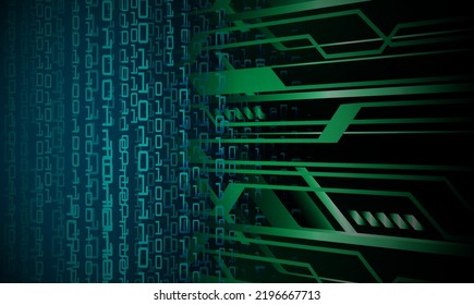 fondo de concepto de tecnología futura de circuito cibernético
