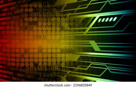 cyber circuit future technology concept background