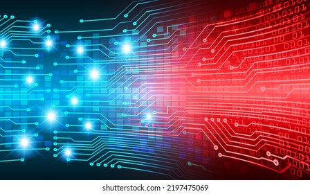 cyber circuit future technology concept background