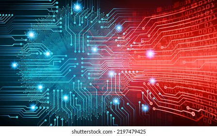 cyber circuit future technology concept background