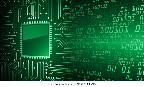 cyber circuit future technology concept background