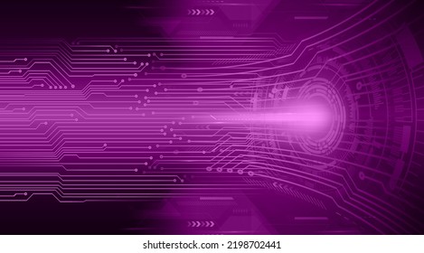 fondo de concepto de tecnología futura de circuito cibernético