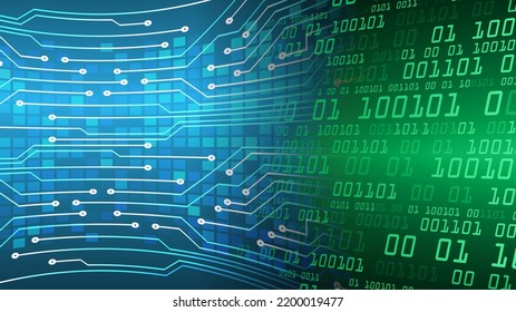 fondo de concepto de tecnología futura de circuito cibernético