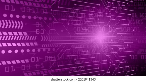fondo de concepto de tecnología futura de circuito cibernético