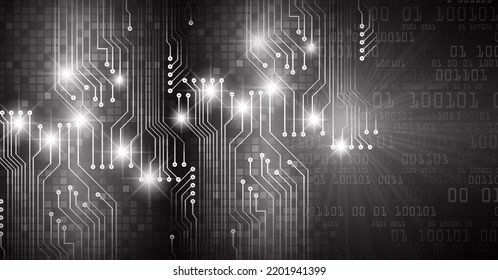 cyber circuit future technology concept background