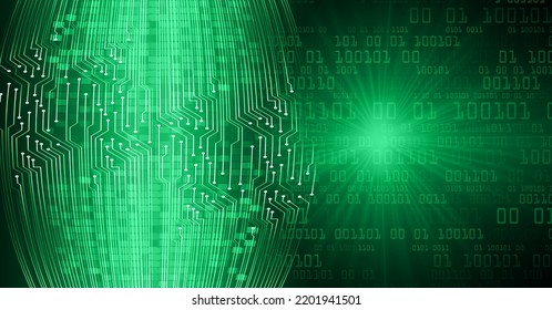 cyber circuit future technology concept background