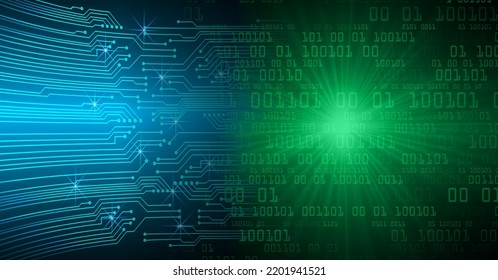 cyber circuit future technology concept background